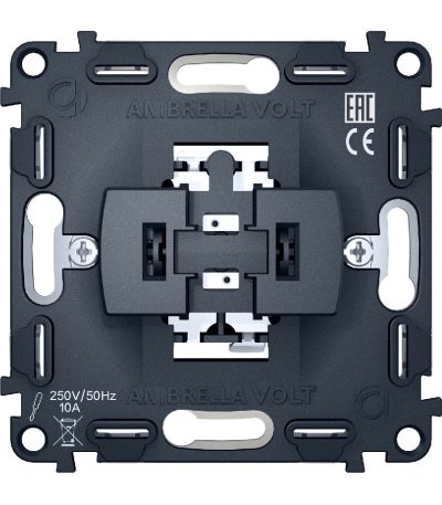 Механизм 1-кл проходного выключателя Ambrella Volt Quant VM105