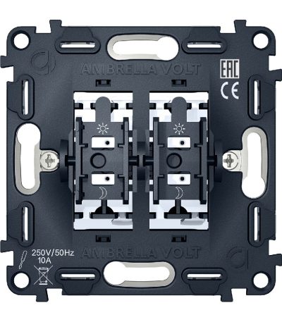 Механизм 2-кл выключателя Ambrella Volt Quant VM115