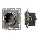 Механизм электрической розетки Arlight SCT-GP-MEU-PL-GR (250V, 16A) 043741