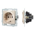 Механизм электрической розетки Arlight SCT-MEU1-PL-GD-V (250V, 16A) 049817