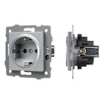 Механизм электрической розетки Arlight SCT-MEU1-PL-GR-V (250V, 16A) 049816
