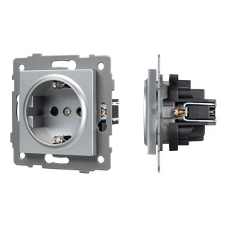 Механизм электрической розетки Arlight SCT-MEU1-PL-GR-V (250V, 16A) 049816