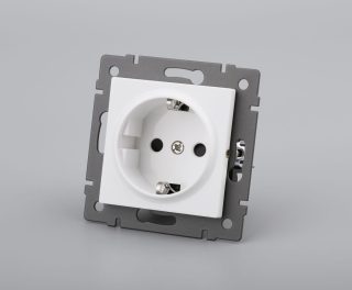 Механизм электрической розетки Arlight SCT-MEU1-PL-WH-V (250V, 16A) 049814