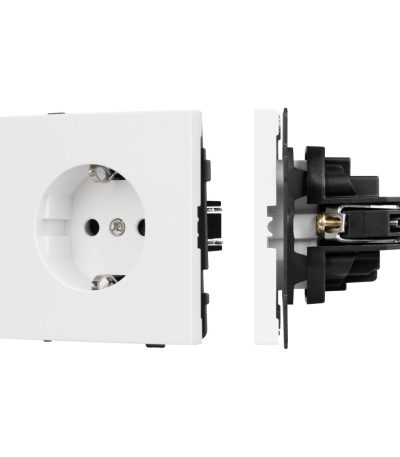 Механизм электрической розетки Arlight SCT-TENDO-MEU1-PL-WH (230V, 16A) 054078
