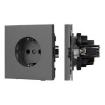 Механизм электрической розетки Arlight SCT-TENDO-MEU1-SFPL-GR (230V, 16A) 054640