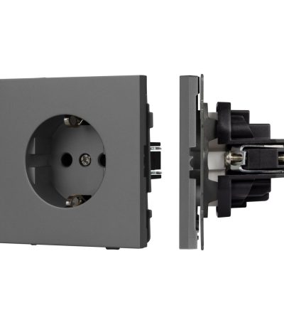 Механизм электрической розетки Arlight SCT-TENDO-MEU1-SFPL-GR (230V, 16A) 054640