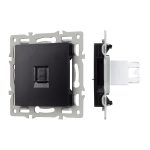 Механизм компьютерной розетки Arlight SCT-MPC1-PL-BK 045334