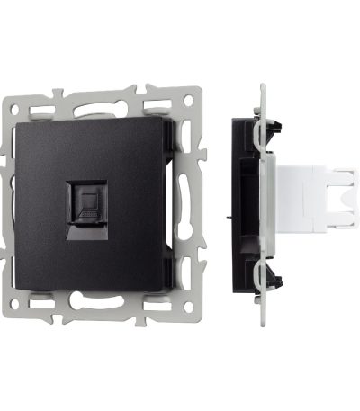 Механизм компьютерной розетки Arlight SCT-MPC1-PL-BK 045334