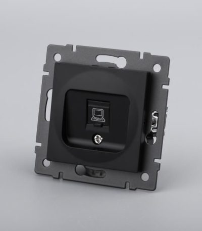 Механизм компьютерной розетки Arlight SCT-MPC1-PL-BK-V (RJ-45, CAT6) 049847