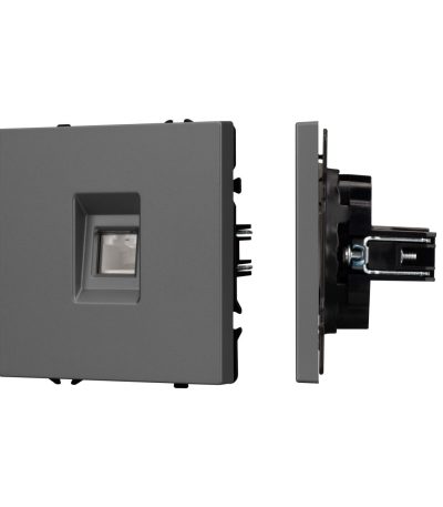 Механизм компьютерной розетки Arlight SCT-NOBE-MPC1-SFPL-GR (RJ-45, CAT6) 054307