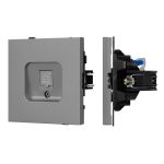 Механизм компьютерной розетки Arlight SCT-TENDO-MPC1-PL-GR (RJ-45, CAT6) 054105