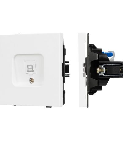 Механизм компьютерной розетки Arlight SCT-TENDO-MPC1-PL-WH (RJ-45, CAT6) 054098