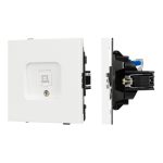 Механизм компьютерной розетки Arlight SCT-TENDO-MPC1-SFPL-WH (RJ-45, CAT6) 054594
