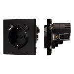 Механизм розетки с USB зарядкой Arlight SCT-TENDO-MUAC-PL-BK (230V, 16A) 054087