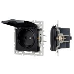Механизм розетки влагозащищенный Arlight SCT-MCP-PL-BK (250V, 16A) 043746