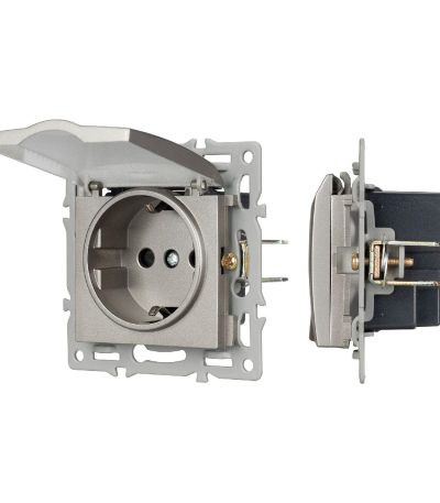 Механизм розетки влагозащищенный Arlight SCT-MCP-PL-GR (250V, 16A) 043747