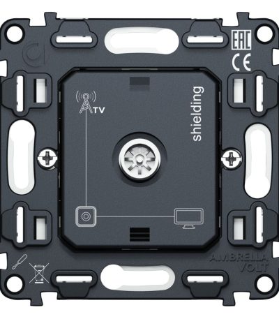 Механизм TV розетки оконечной экранированной 5-1000MHz 3dB QUANT Ambrella Volt VM199