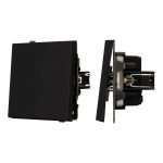 Механизм выключателя одноклавишный непроходной Arlight SWT-TENDO-MK01-SFPL-BK (230V, 10A) 054566