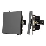 Механизм выключателя одноклавишный проходной Arlight SWT-TENDO-MKP1-SFPL-GR (230V, 10A) 054581