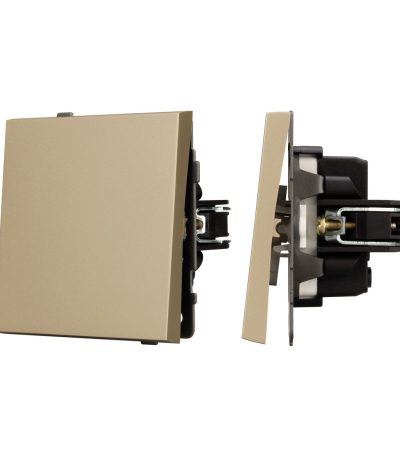 Механизм звонкового выключателя Arlight SWT-TENDO-MKR1-SFPL-GD (230V, 10A) 054588