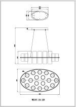 Подвесная люстра Wertmark Paula WE157.18.123