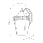 Уличный настенный светильник Feiss Cotswold lane FE-COTSLN2-S-BK