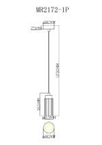 Подвесной светильник Myfar Alex MR2172-1P