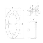 Уличный светильник Arlight LGD-MUSE-BOLL-H1500-18W Warm3000 (DG, 328 deg, 230V) 035395