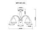 Люстра на штанге MyFar Anna MR1451-5C