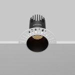 Встраиваемый светильник Maytoni Dip DL120-10W-2.7K-TRS-B