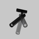 Трековый однофазный светильник Maytoni Focus T TR141-1-6W4K-M-B