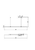 Подвесной светильник Maytoni Halo MOD005PL-L48BSK