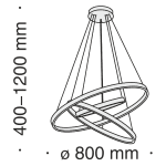 Подвесной светильник Maytoni Rim MOD058PL-L100W4K