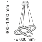 Подвесной светильник Maytoni Rim MOD058PL-L55BS4K