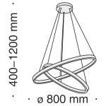 Подвесной светильник Maytoni Rim MOD058PL-L74W4K