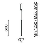 Подвесной светильник Maytoni Halo MOD246PL-L12BK