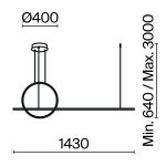 Подвесная люстра Maytoni Halo MOD247PL-L49BSK