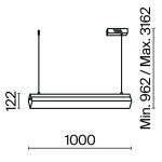 Подвесная люстра Maytoni Petra MOD250PL-L36BS3K
