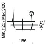 Подвесная люстра Maytoni Radiance MOD278PL-L86G3K