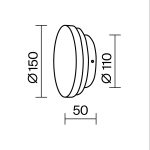 Настенный светильник Maytoni Basic Texture MOD461WL-L5BK Настенный светильник Maytoni Basic Texture MOD461WL-L5BK