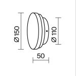 Настенный светильник Maytoni Basic Texture MOD461WL-L5GRK Настенный светильник Maytoni Basic Texture MOD461WL-L5GRK