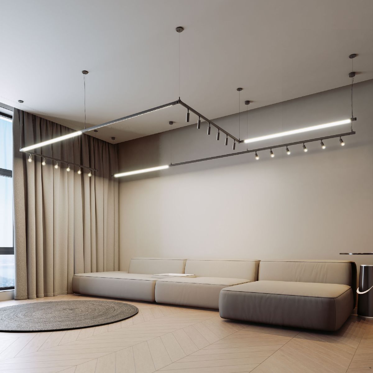 Набор подвеса угловой с вводом питания Elektrostandard Module System 4690389204708 85195/00 a066232