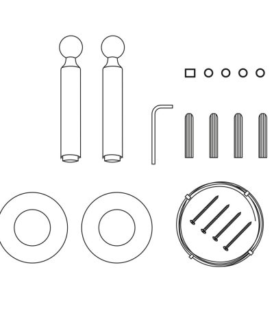 Монтажный комплект для тросовой световой системы ST Luce RAY ST963.409.00