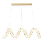 Подвесная люстра Crystal Lux MUSIKA SP100W LED L1200 GOLD