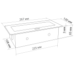 Блок розеток MX-226 (J-0) (2 секции полуавтомат 1 USB + 1 type C  с кабелем питания) Mebax 00-00002882