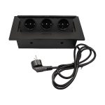 Блок розеток MX-226 (J) (3 секции полуавтоматический без кабеля питания) Mebax 00-00002879