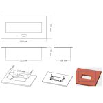 Блок розеток MX-226 (O) (2 секции, 1 USB и 1 type C) Mebax 00-00002603