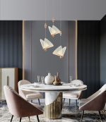 Подвесной светильник Delight Collection Butterfly OM8201008-3 rose gold