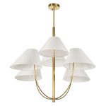 Люстра на штанге Myfar Lukas MR2390-6C