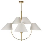 Люстра на штанге Myfar Lukas MR2390-6C